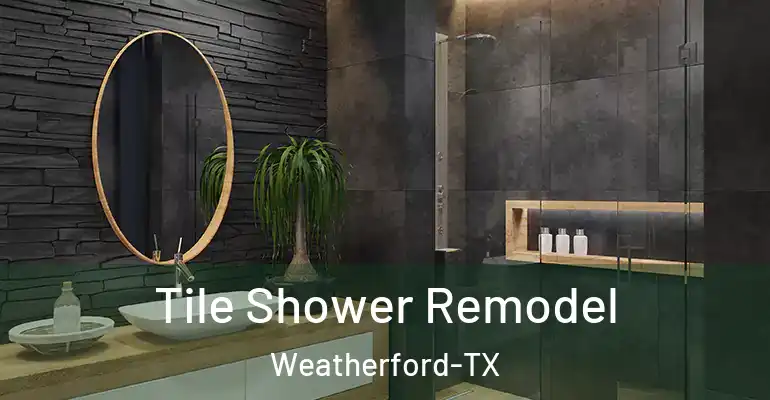 inner Bathroom imggen Tile Shower Remodel Weatherford-TX